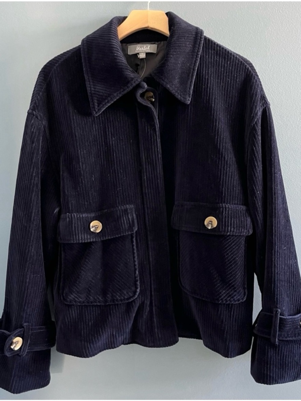 Marled Reunited Clothing Oversized Chunky Corduroy Jacket